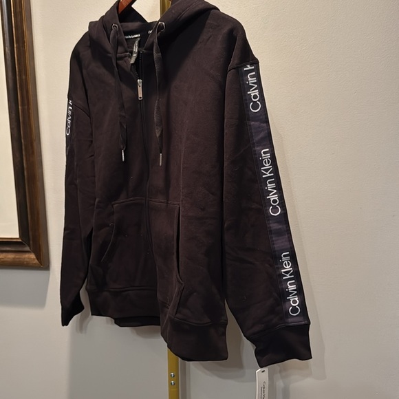 Calvin Klein Black Zip-Up Hoodie - Picture 2 of 11